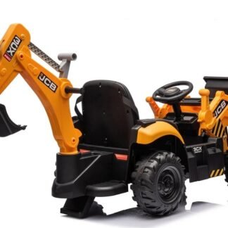 MÁQUINA Excavadora 12V PARA NIÑOS, 2en1 JCB Amarillo, RC PARENTAL, INDA366-RA-DM0960B.ZOL